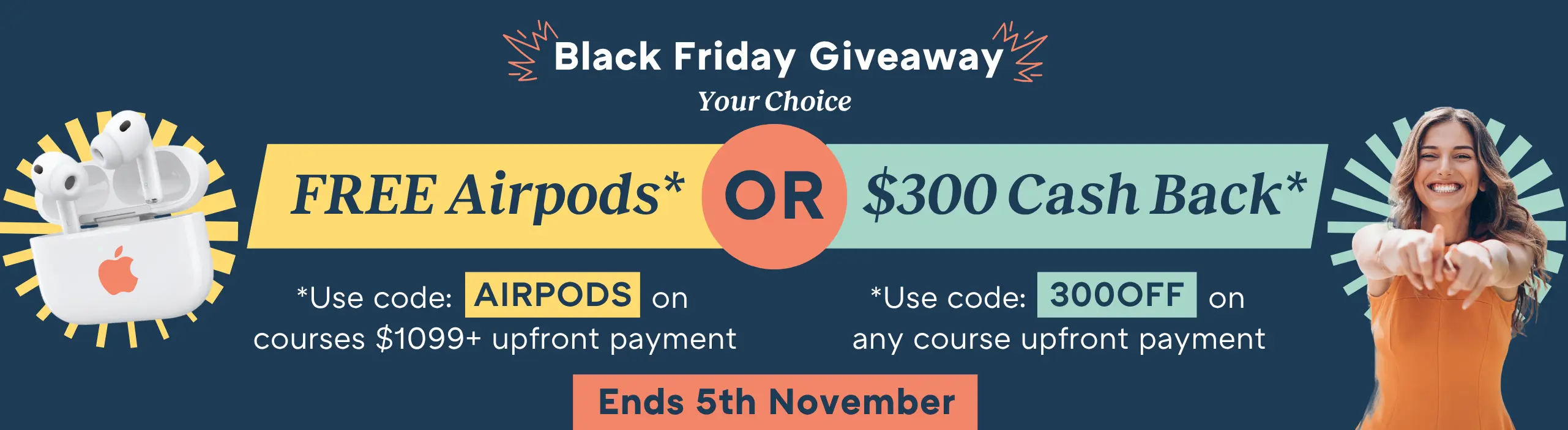 Black Friday Giveaway- FREE Apple Airpods 